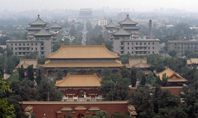 China-78-Seib-1986.jpg - View from the Forbidden City (© Roland Seib)