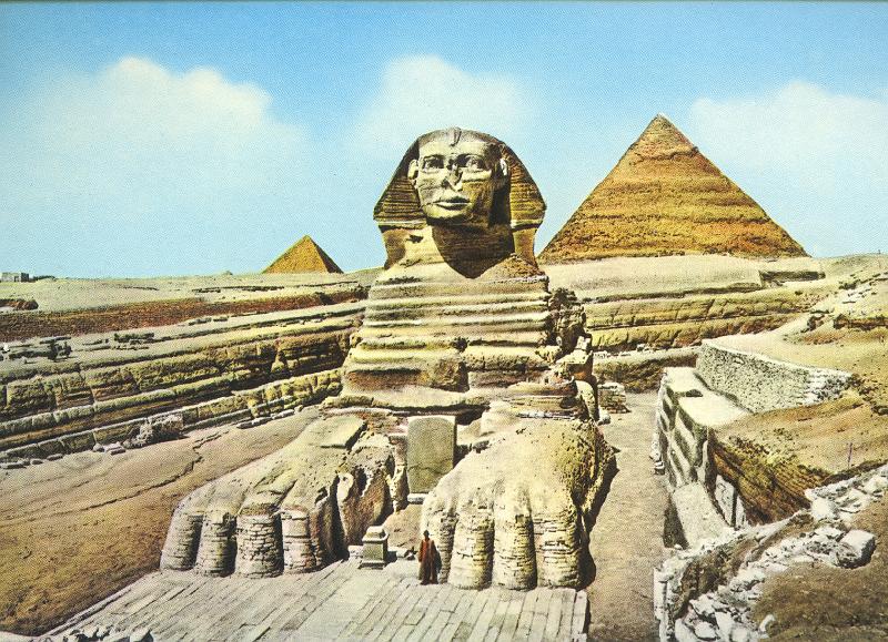 Egypt-12-Seib-1980.jpg - The Great Sphinx of Giza, 2650 B.C. (Photo unknown)