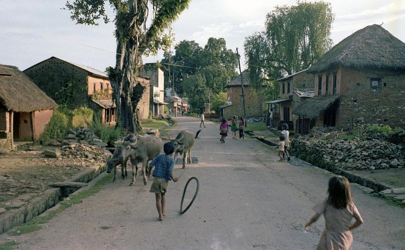 India-71-Seib-1978.jpg - Rural life in the village Pokhara (© Roland Seib)
