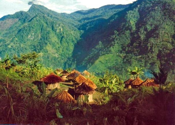 Papua1-14-Zoellner.jpg - Tulpa village near Angguruk, Yahukimo regency, Highlands (1993)(Photo by Siegfried Zöllner)