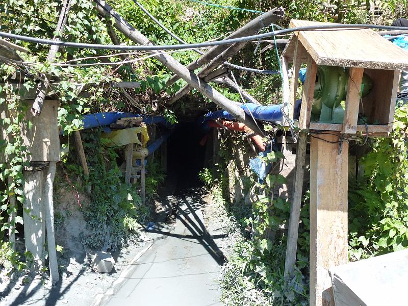 Philippines-34-Gantert-2012.JPG - One of the main tunnels in Patok, ventilated with oxygen (Photo by Stephanie Gantert)
