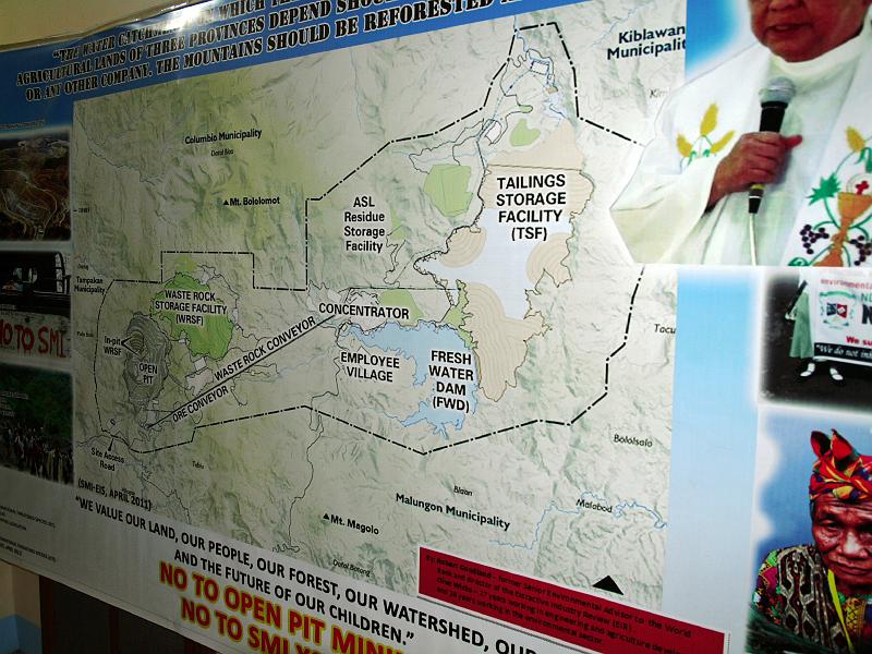 Philippines-67-Seib-2012.jpg - Plan of Tampakan mining project, City of Koronadal (Photo by Roland Seib)