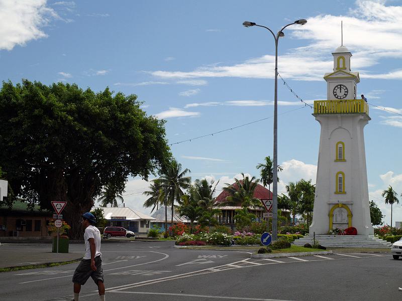 Samoa-10-Seib-2011.jpg - Clock Tower (Photo by Roland Seib)