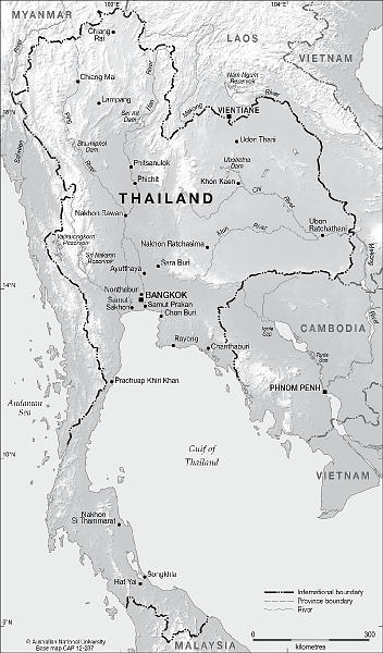 Thailand-01-ANU.png - Map (CartoGIS Services, College of Asia and the Pacific, The Australian National University)