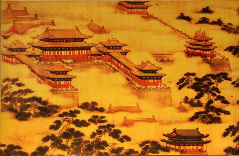 China-62-Unterkoefler-2012.JPG - Ming Dynasty Chinese painting, Ming Tombs, Beijing (Photo by Dieter Unterköfler)