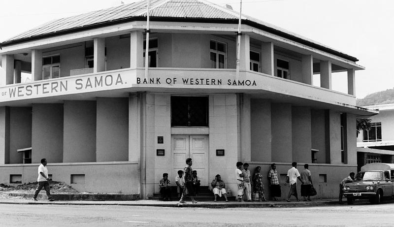 Apia-19-Hartmann-1971.jpg - Bank of Western Samoa Matafele (Photo by Frank Hartmann)