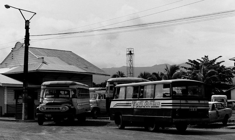 Apia-24-Hartmann-1971.jpg - Old Fire Brigade and the old Bus Terminal, today Police Department Car Park (Photo by Frank Hartmann)