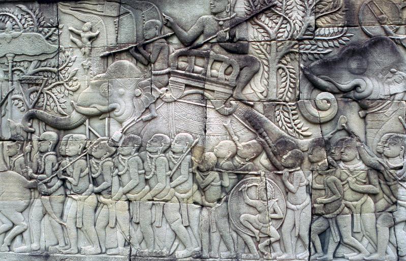 Cambodia-19-Seib-2001.jpg - Relief of Angkor Wat (© Roland Seib)