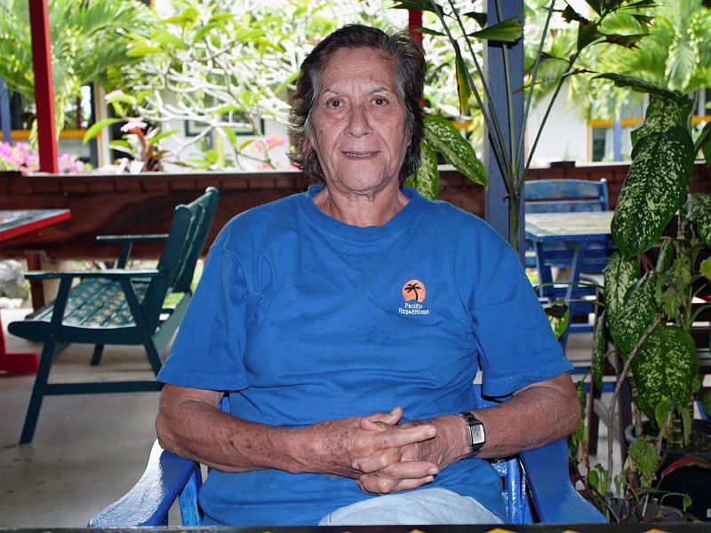 Cook-22-Seib-2011.jpg - Academic Marjorie Tuainekore Crocombe, USP Campus, Avarua (Photo by Roland Seib)