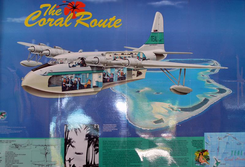 Cook-72-Seib-2011.jpg - In the 1950´s Aitutaki was a refuelling stop for TEAL (Tasman Empire Airways – now Air New Zealand) flying boats travelling the renowned `Coral Route´ through the South Pacific (source: photo on the motu Akaiami)(Photo by Roland Seib)