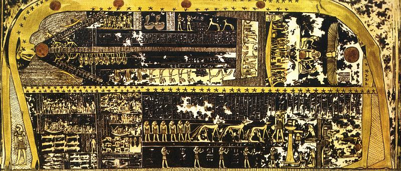 Egypt-28-unknown.jpg - Tomb of Ramses VI in the Valley of the Kings at Thebes (Photo unknown)