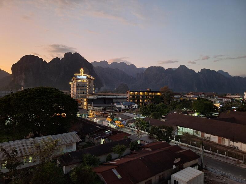 Laos1-39-Seib-2025.jpg - Vang Vieng after sunset (Photo by Roland Seib)