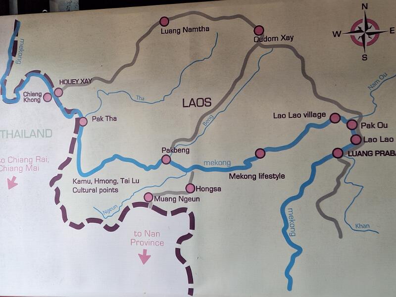 Laos1-66-Seib-2025.jpg - Map of the boat trip (Photo by Roland Seib)