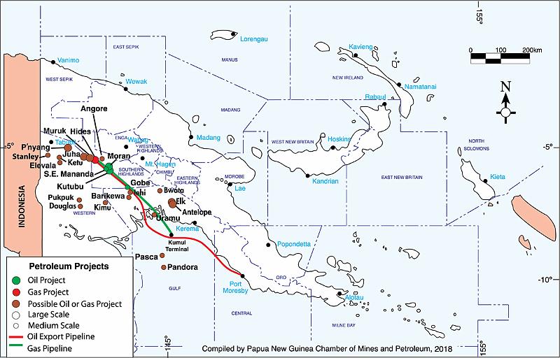 Mining-61-Chamber-2018.jpg - Map of petroleum and gas projects in PNG 2018; source: Chamber of Mines and Petroleum, Port Moresby (https://pngchamberminpet.com.pg/our-resource-industry/petroleum; accessed: 3 April 2021)