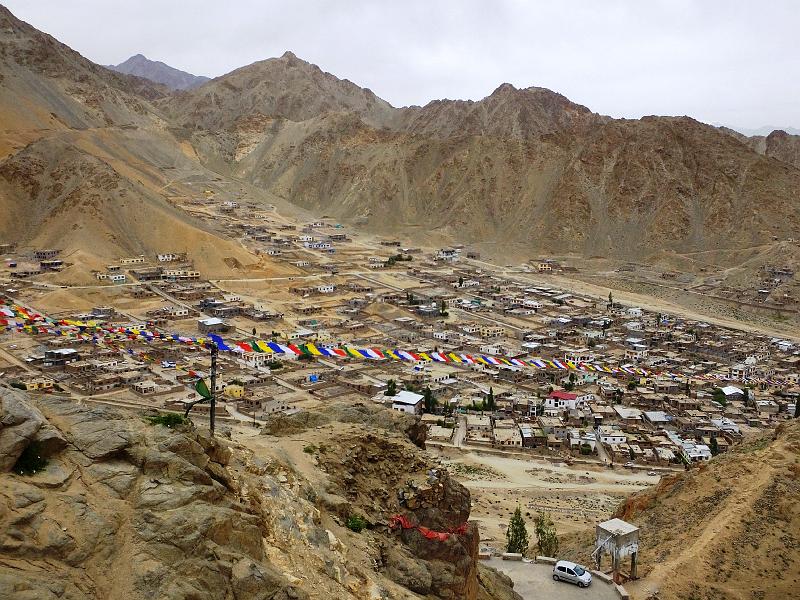 Northindia-91-Wagner-2015.jpg - Prayer flags infront of Leh (photo by Jason Wagner)