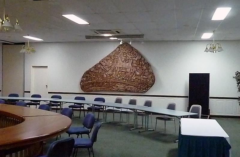 PNG6-069-Seib-2012.jpg - Storyboard at the conference centre, Madang Resort 2012 (Photo by Roland Seib)