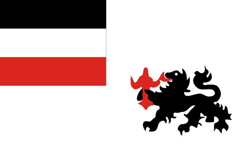 PNG7-05.jpg - Official flag of the German New Guinea Company 1885-1899 (source: http://commons.wikimedia.org/wiki/File:German_new_guinea_flag.svg; accessed: 9.2.2013)