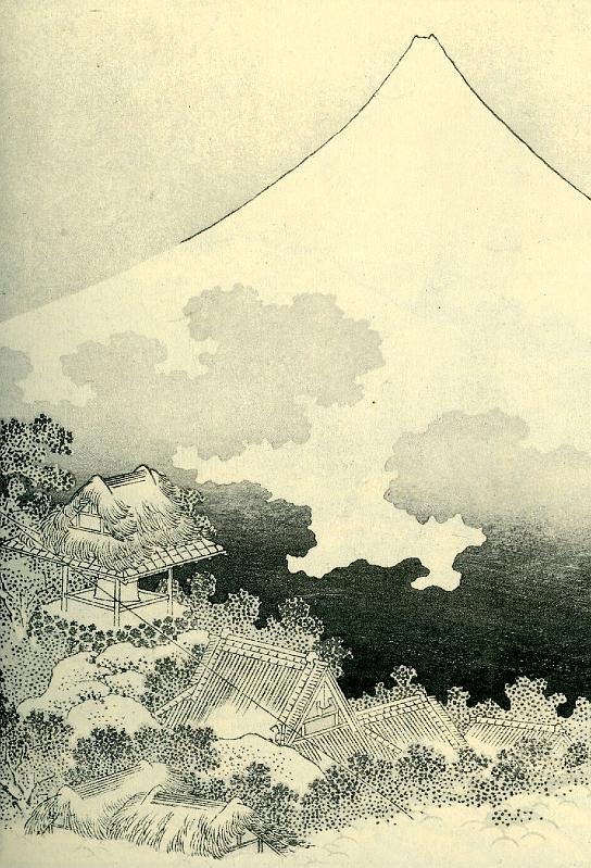 Fuji-08-Hokusai.JPG - “Fuji in a Thunderstorm”, Katsushika Hokusai (1760–1849): One Hundred Views of Mt. Fuji (Fugaku hyakkei), Spencer Collection, New York Public Library.