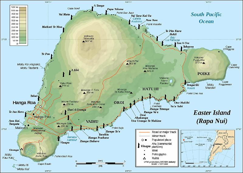 Rapanui-02-WikiCommons.jpg - Map of Easter Island, Wikimedia Commons; source: http://en.wikipedia.org/wiki/File:Easter_Island_map-en.svg; accessed 3.12.2010