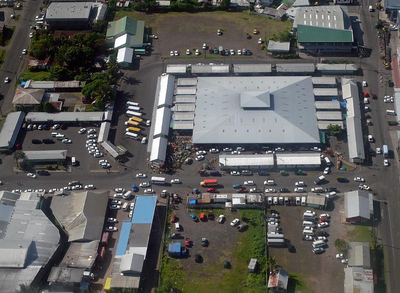 Samoa-19-Seib-2011.jpg - Aerial view of Savalalo Market, Apia (Photo by Roland Seib)