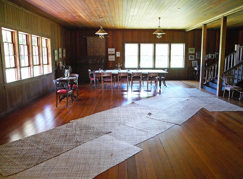 Samoa-32-Seib-2011.jpg - Living room at Vailima restored to the original configuration (Photo by Roland Seib)