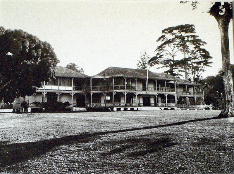 Samoa-38-Seib-2011.jpg - When Germany annexed Western Samoa in 1900, Vailima was taken over as Governor´s residence (source photo: Robert Louis Stevenson Museum, Apia)(Photo by Roland Seib)