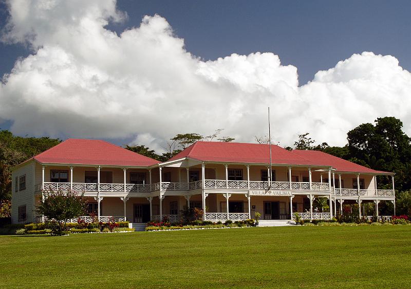 Samoa-57-Seib-2011.jpg - Villa Vailima today (Photo by Roland Seib)