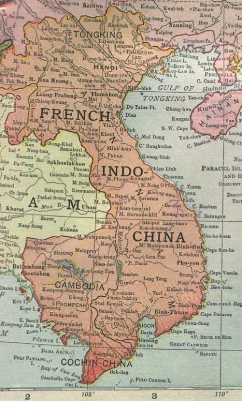Indochine_française_(1913)_WikimediaCommons.jpg - Map French Indochina in 1913, Wikimedia Commons (source: http://en.wikipedia.org/wiki/File:Indochine_fran%C3%A7aise_%281913%29.jpg; 15.7.2013)
