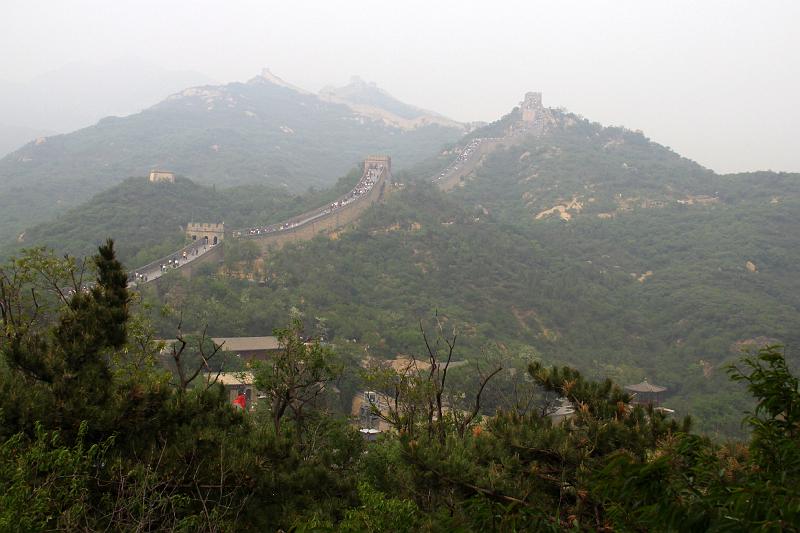 China-64-Unterkoefler-2012.JPG - The Badaling section of the Great Wall, ca. 80 km Northwest of Beijing (most popular)(Photo by Dieter Unterköfler)